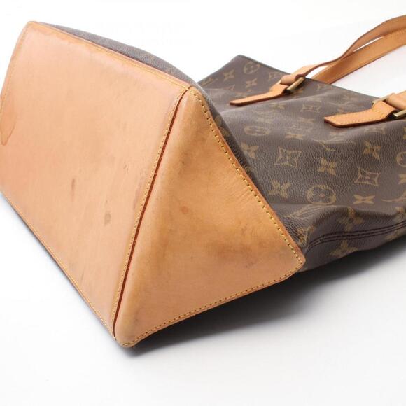 LOUIS VUITTON Authentic Brown Monogram Leather Tote Bag - Picture 10 of 11